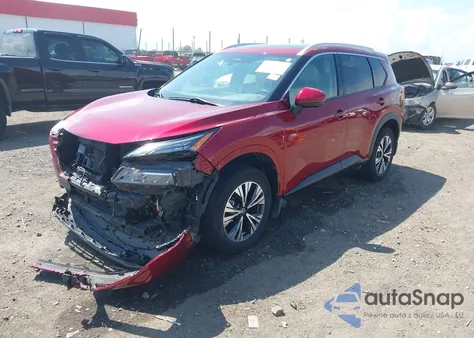 2021 Nissan Rogue Sv Fwd from USA, damaged, VIN 5N1AT3BA0MC808769